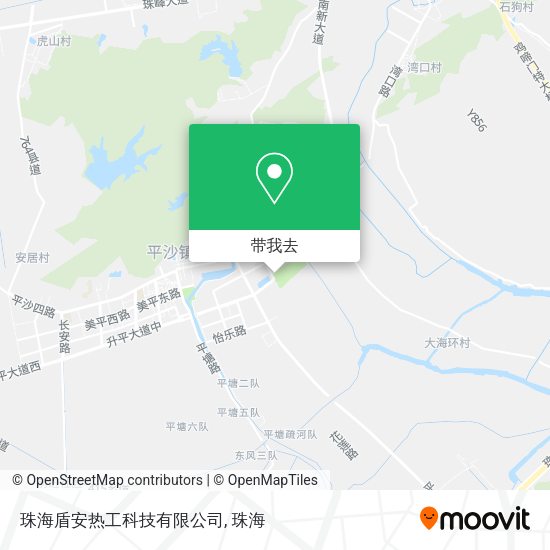 珠海盾安热工科技有限公司地图
