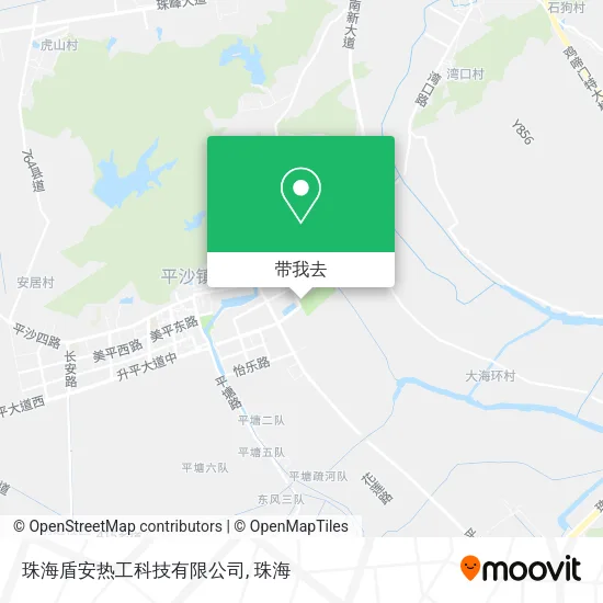 珠海盾安热工科技有限公司地图