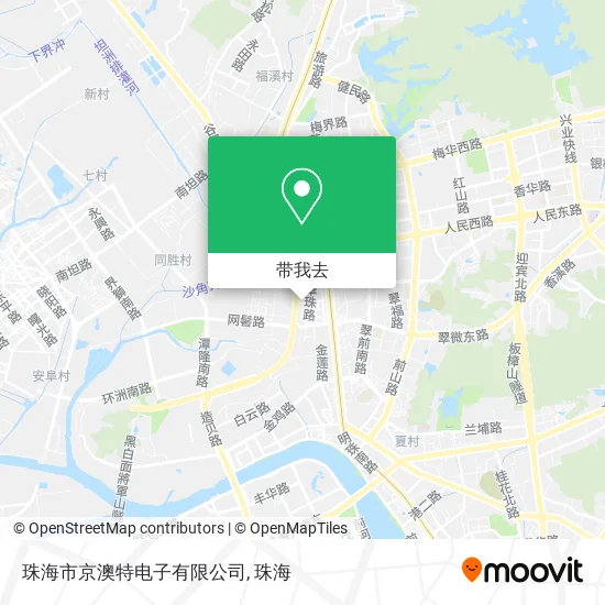 珠海市京澳特电子有限公司地图