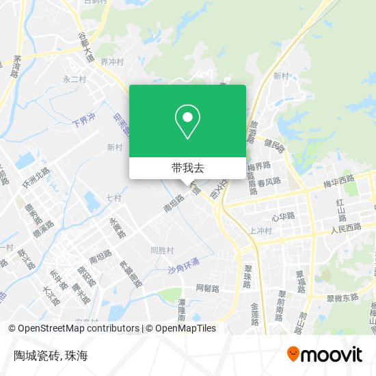 陶城瓷砖地图
