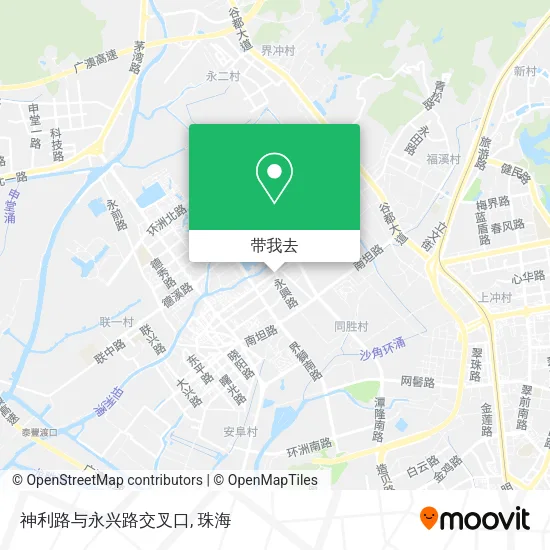 神利路与永兴路交叉口地图