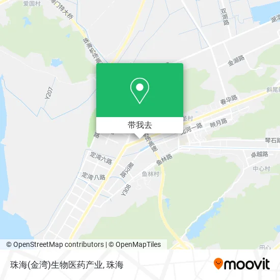 珠海(金湾)生物医药产业地图