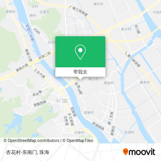 杏花村-东南门地图