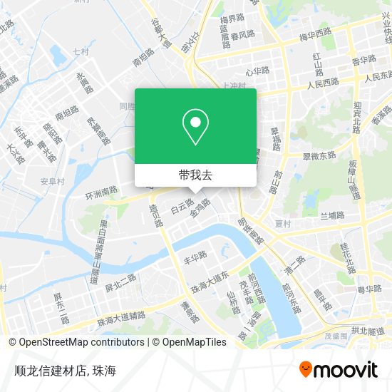 顺龙信建材店地图