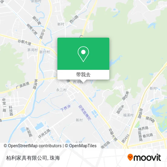 柏利家具有限公司地图