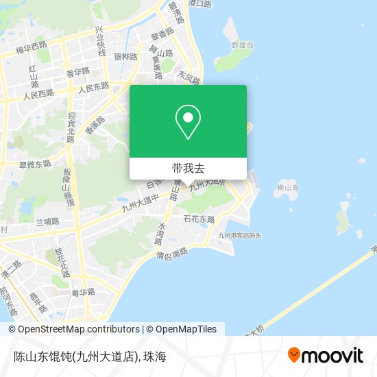 陈山东馄饨(九州大道店)地图