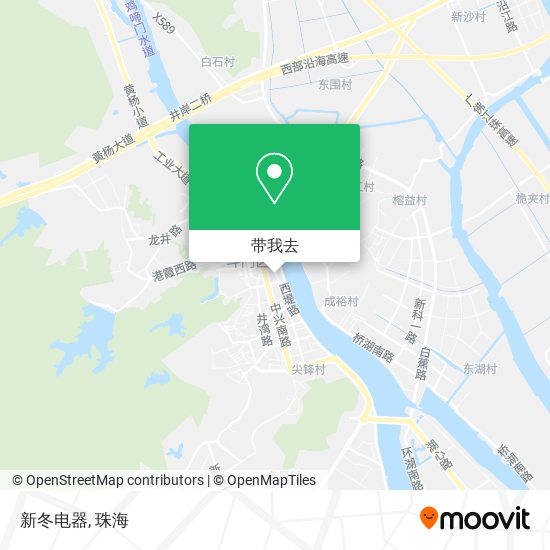 新冬电器地图