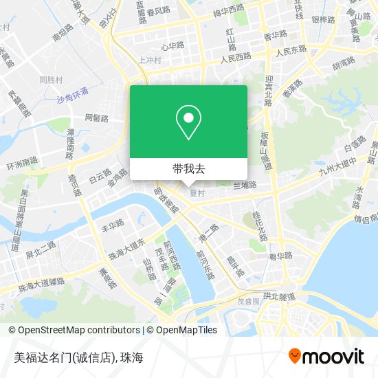 美福达名门(诚信店)地图