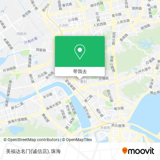 美福达名门(诚信店)地图