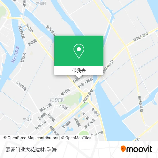 嘉豪门业大花建材地图