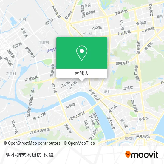 谢小姐艺术厨房地图