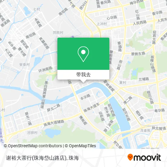 谢裕大茶行(珠海岱山路店)地图