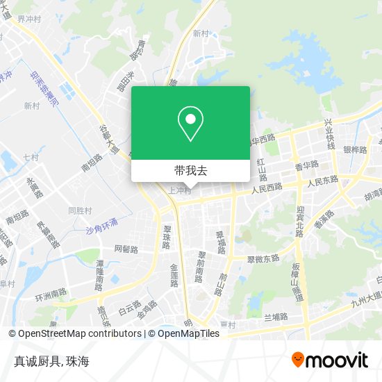 真诚厨具地图