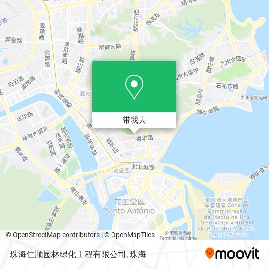 珠海仁顺园林绿化工程有限公司地图