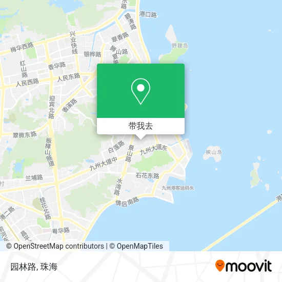 园林路地图