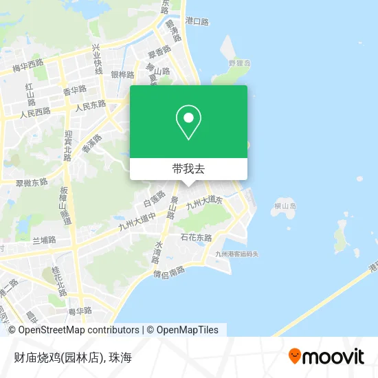 财庙烧鸡(园林店)地图