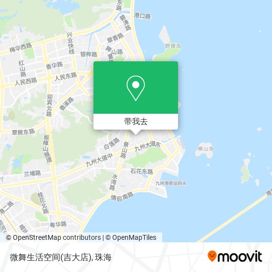微舞生活空间(吉大店)地图