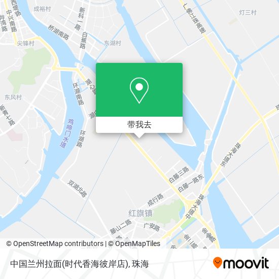 中国兰州拉面(时代香海彼岸店)地图