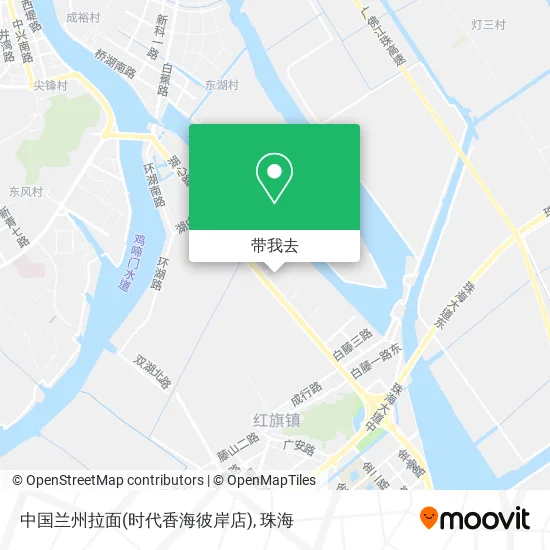 中国兰州拉面(时代香海彼岸店)地图