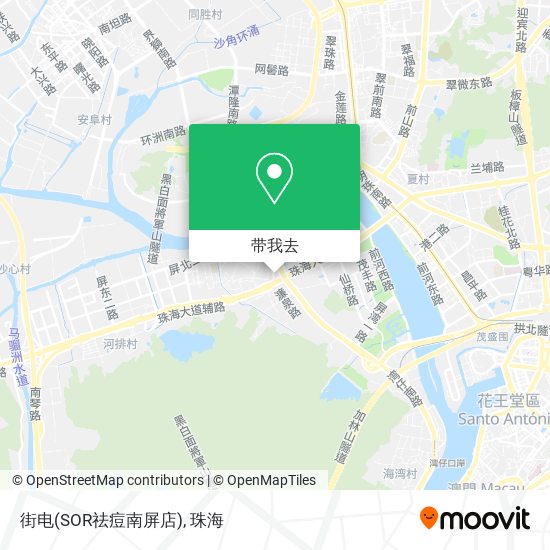 街电(SOR祛痘南屏店)地图