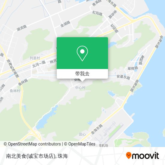 南北美食(诚宝市场店)地图