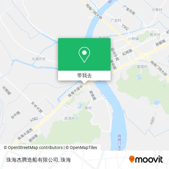珠海杰腾造船有限公司地图