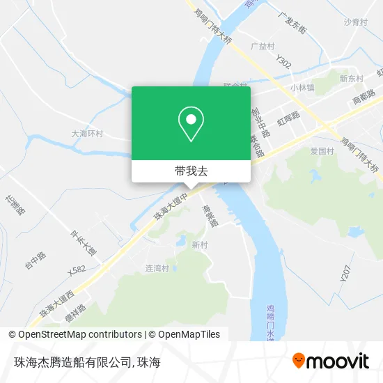 珠海杰腾造船有限公司地图