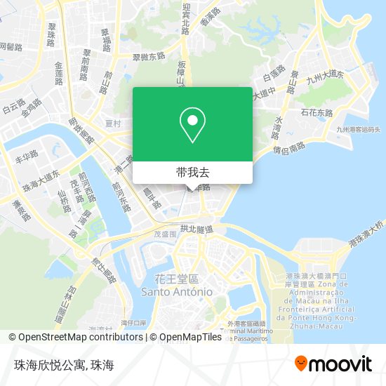 珠海欣悦公寓地图