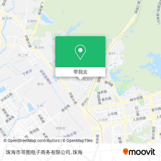 珠海市哥图电子商务有限公司地图