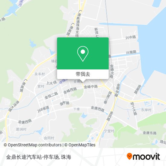 金鼎长途汽车站-停车场地图