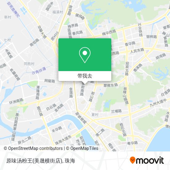 原味汤粉王(美晟横街店)地图