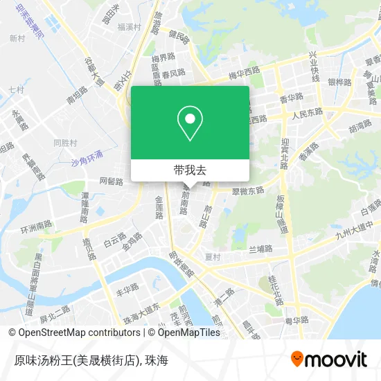 原味汤粉王(美晟横街店)地图