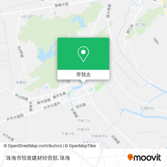 珠海市恒发建材经营部地图