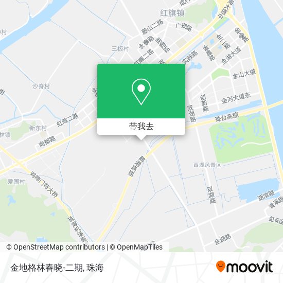 金地格林春晓-二期地图