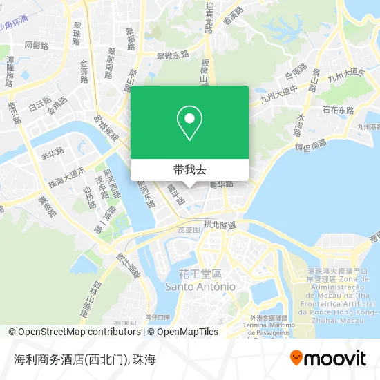 海利商务酒店(西北门)地图