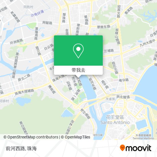 前河西路地图