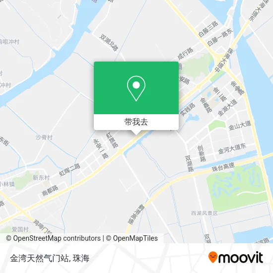 金湾天然气门站地图