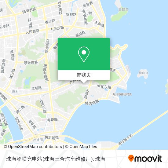 珠海驿联充电站(珠海三合汽车维修厂)地图