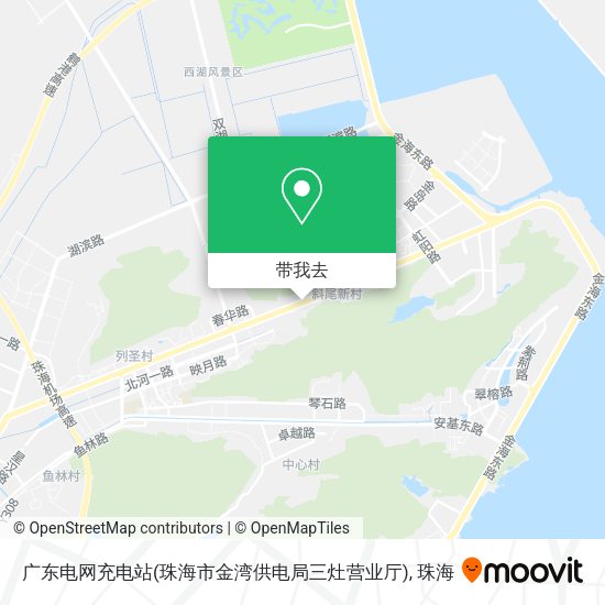 广东电网充电站(珠海市金湾供电局三灶营业厅)地图