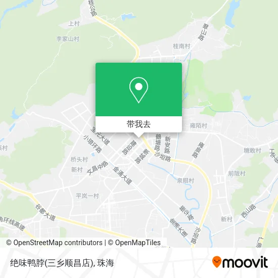 绝味鸭脖(三乡顺昌店)地图