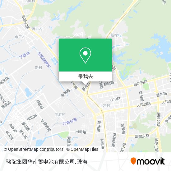 骆驼集团华南蓄电池有限公司地图