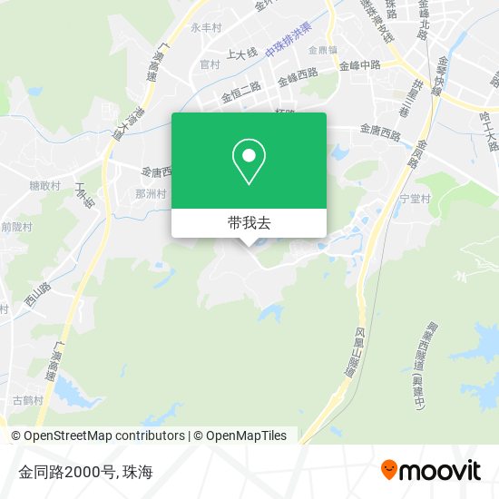 金同路2000号地图