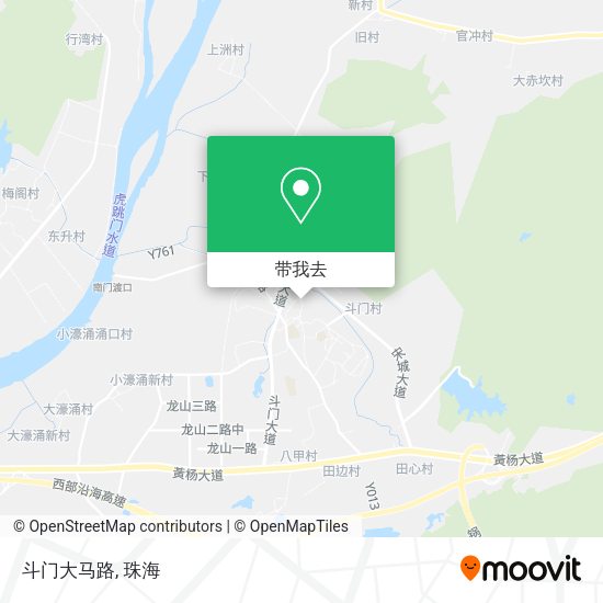 斗门大马路地图