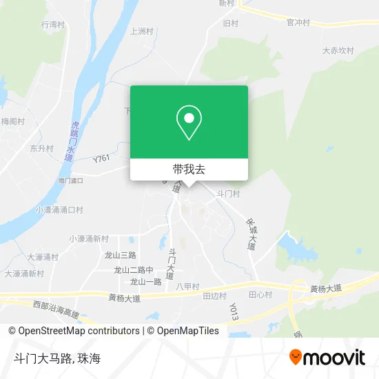 斗门大马路地图