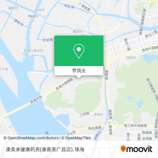 康美来健康药房(康善美广昌店)地图