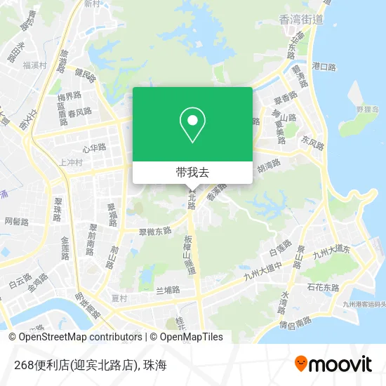 268便利店(迎宾北路店)地图