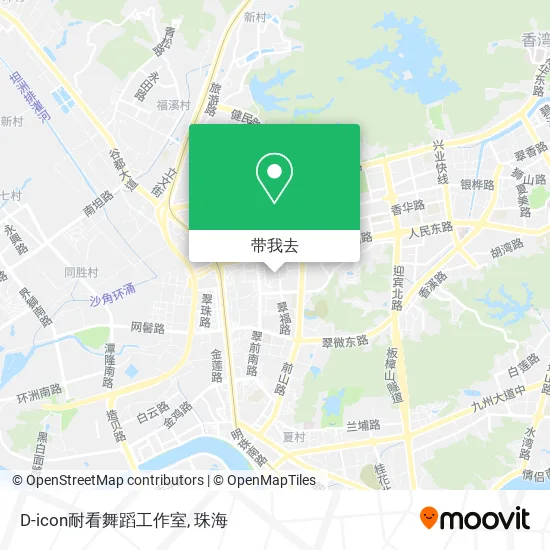 D-icon耐看舞蹈工作室地图
