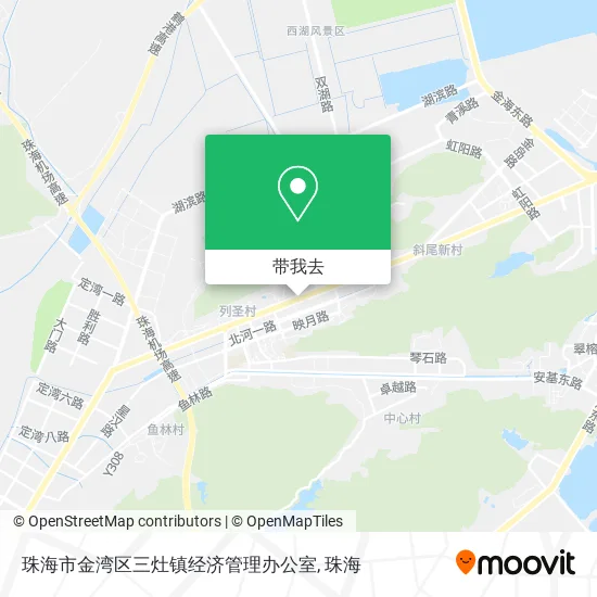 珠海市金湾区三灶镇经济管理办公室地图