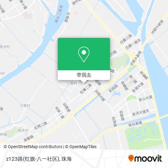 z123路(红旗-八一社区)地图