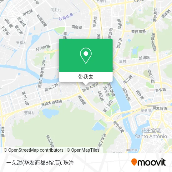 一朵甜(华发商都B馆店)地图